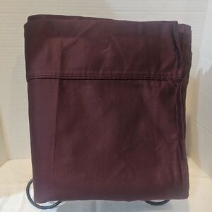 Wamsutta Dream Zone Rich Wine Burgundy Queen Flat Sheet